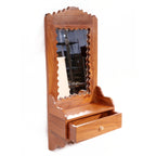 Capri Solid Wood Wall Mirror — view 1