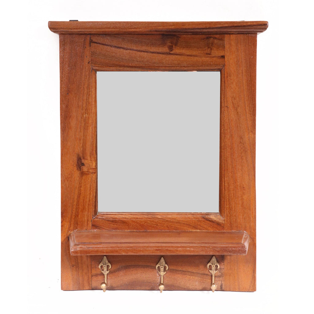 Camelia Solid Wood Wall Mirror — view 1