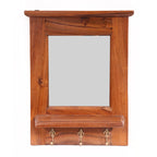 Camelia Solid Wood Wall Mirror — view 1