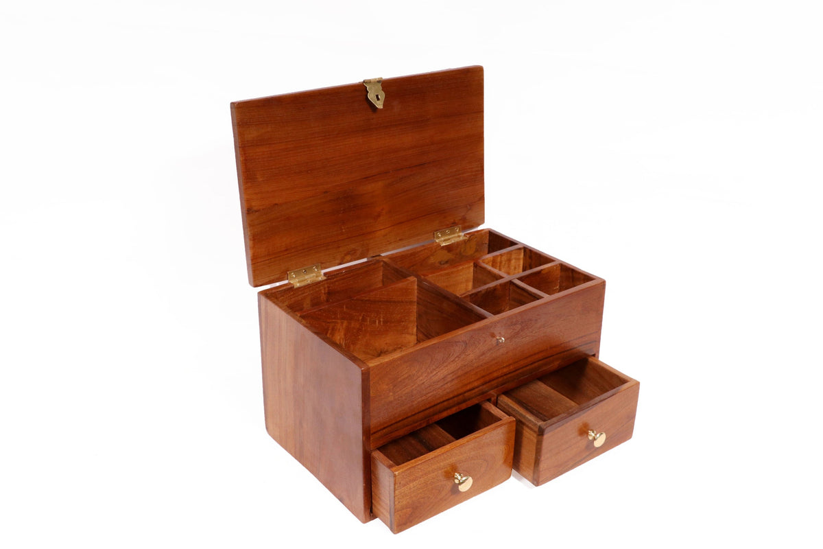 Freya Solid Wood Storage Box — view 1