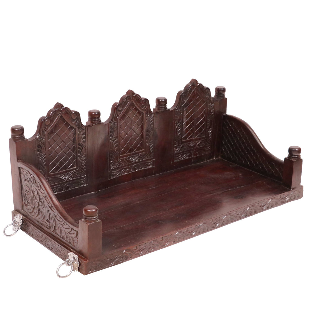 Yara Carved Hanging Swing — view 3