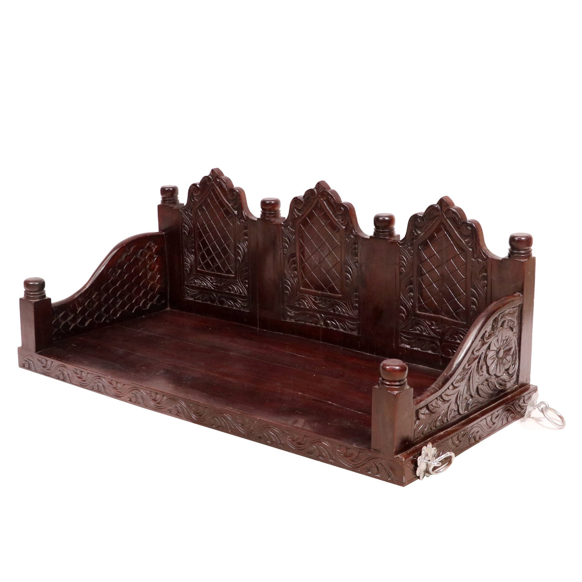 Yara Carved Hanging Swing — view 1