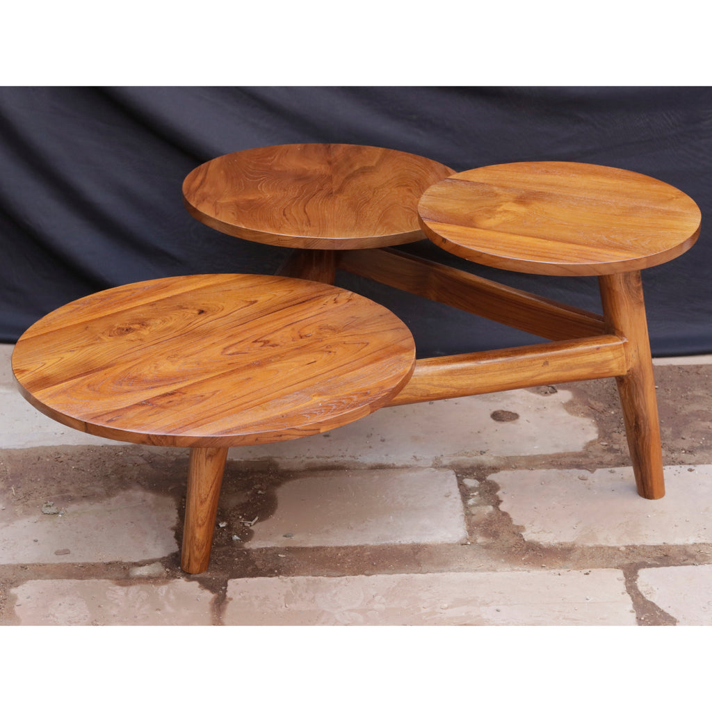 Faye Solid Wood Coffee Table — view 7