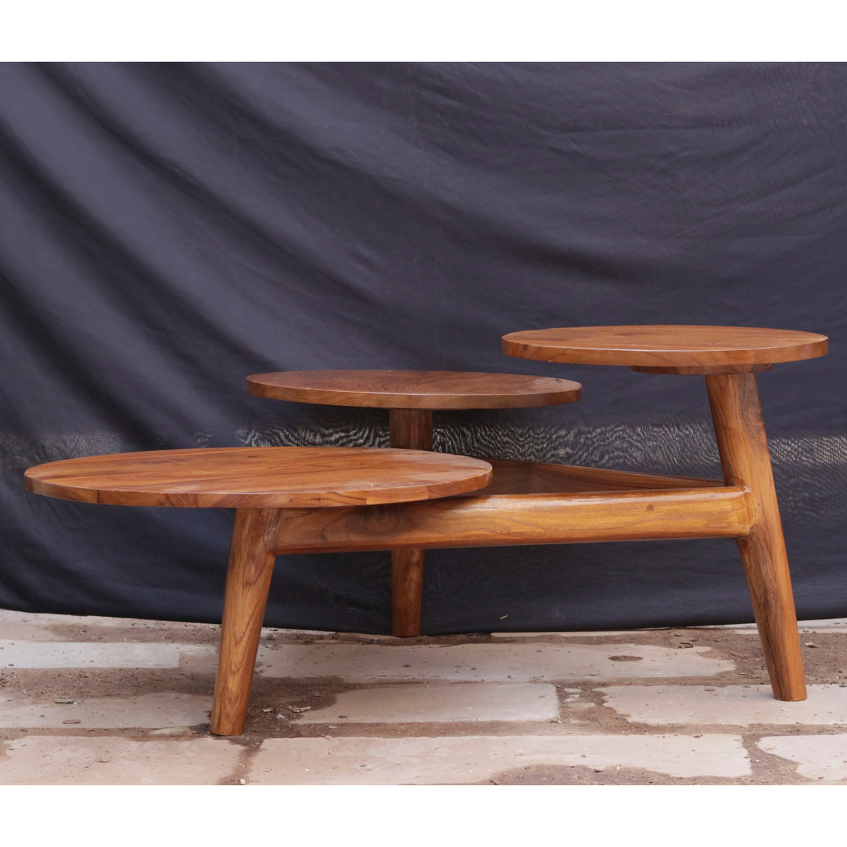 Faye Solid Wood Coffee Table — view 8