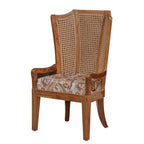 Calista Cane Upholstered Armchair — view 4