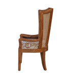 Calista Cane Upholstered Armchair — view 5