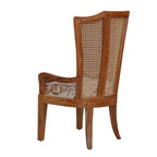 Calista Cane Upholstered Armchair — view 6