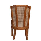 Calista Cane Upholstered Armchair — view 7