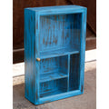 Briar Distressed Blue Wall Cabinet — view 1