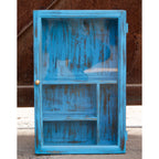 Briar Distressed Blue Wall Cabinet — view 2