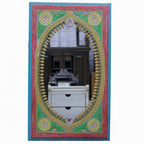 Margot Floral Carved Wall Mirror — view 1