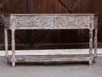 Jolie Distressed Vintage Console Table — view 5