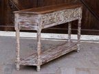 Jolie Distressed Vintage Console Table — view 8