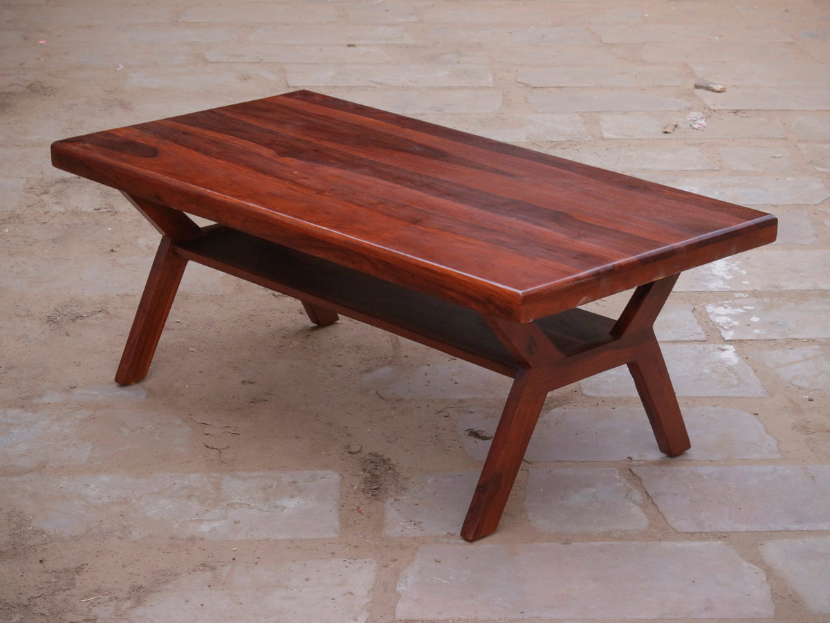 Flora Solid Wood Coffee Table — view 1