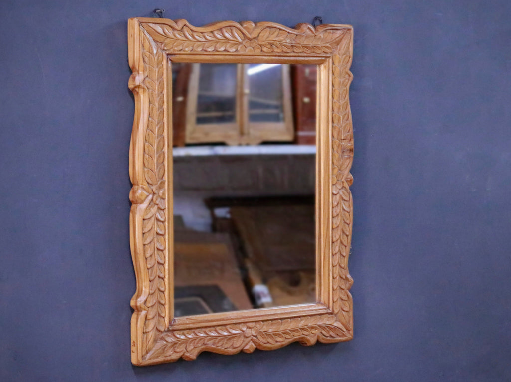 Elowen Carved Wall Mirror — view 1