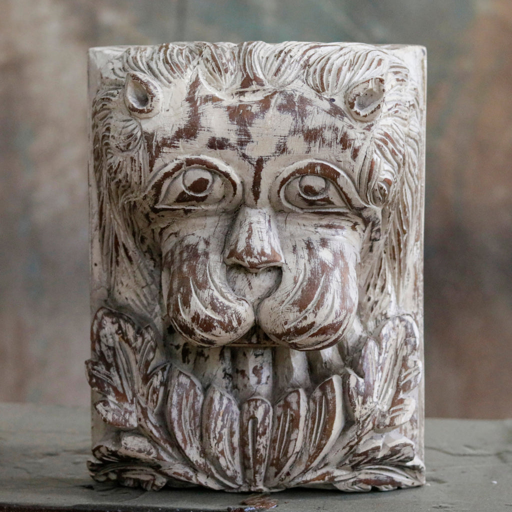 Evora Carved Distressed Wall Panel — view 1