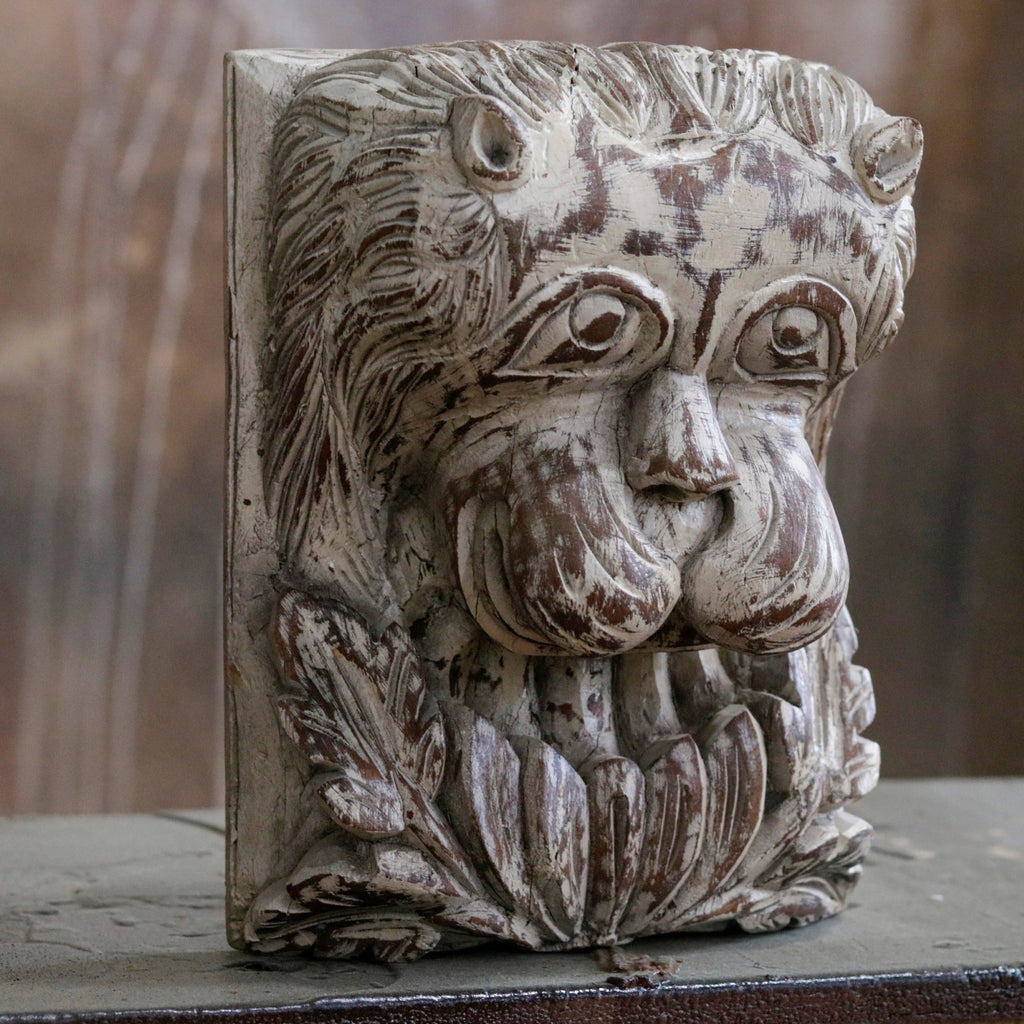 Evora Carved Distressed Wall Panel — view 2