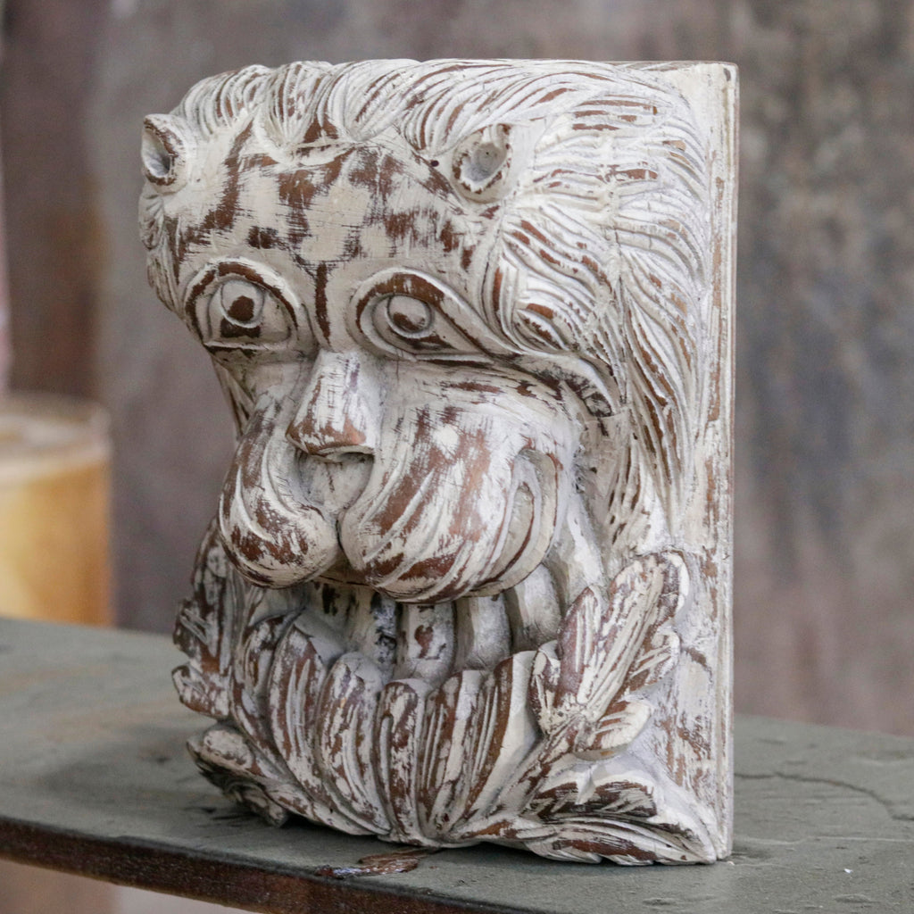 Evora Carved Distressed Wall Panel — view 3