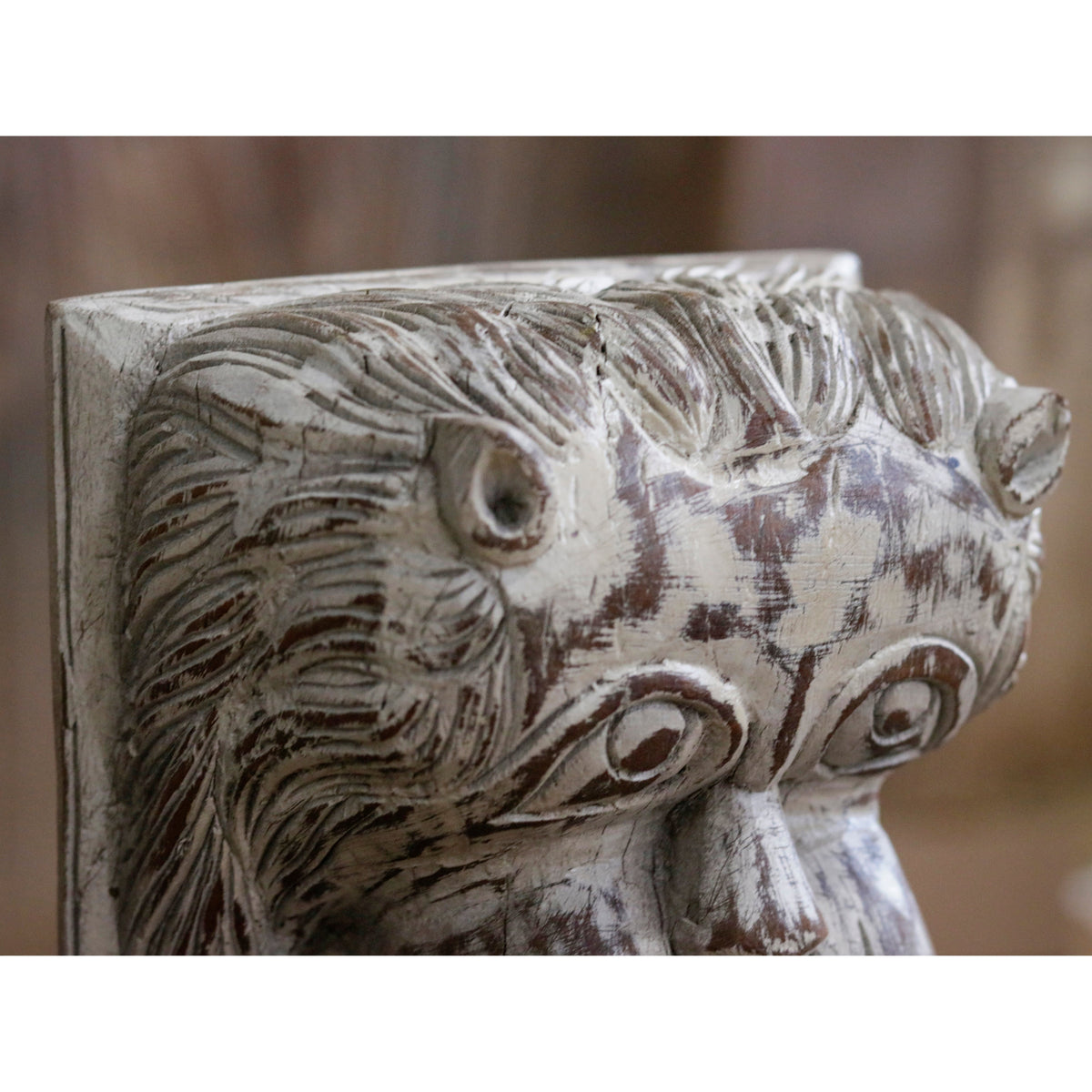 Evora Carved Distressed Wall Panel — view 4