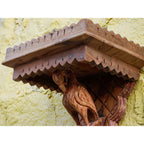 Wren Carved Vintage Wall Shelf — view 4