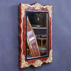 Geneva Square Gold Wall Mirror — view 6