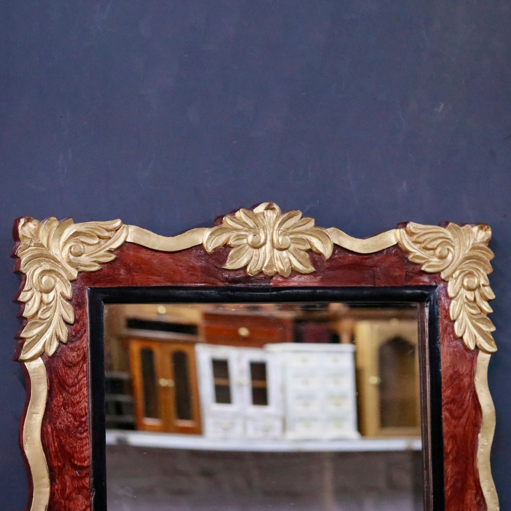 Geneva Square Gold Wall Mirror — view 7