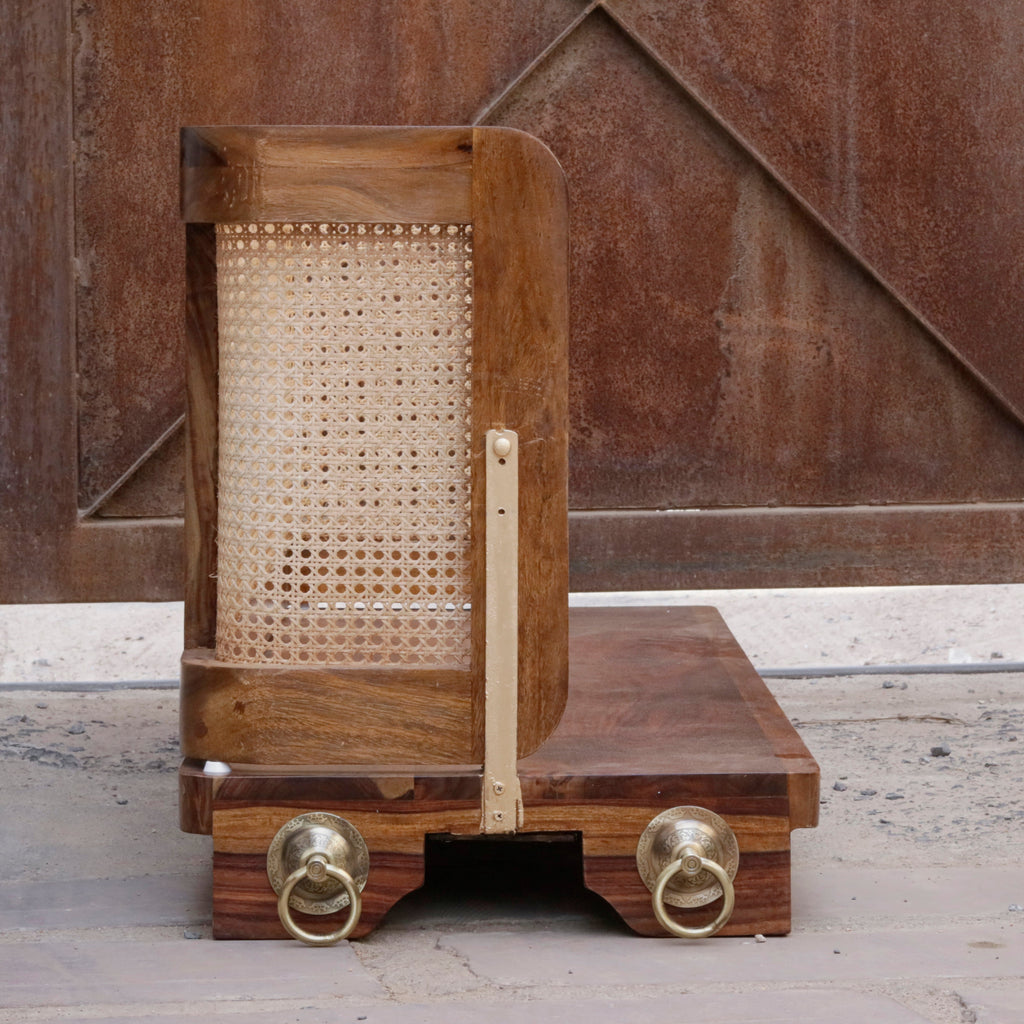 Naia Cane Vintage Hanging Swing — view 3