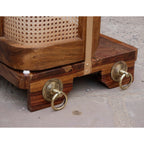 Naia Cane Vintage Hanging Swing — view 6