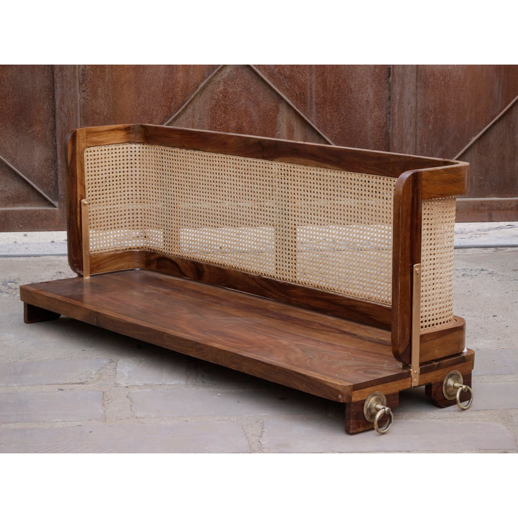 Naia Cane Vintage Hanging Swing — view 7