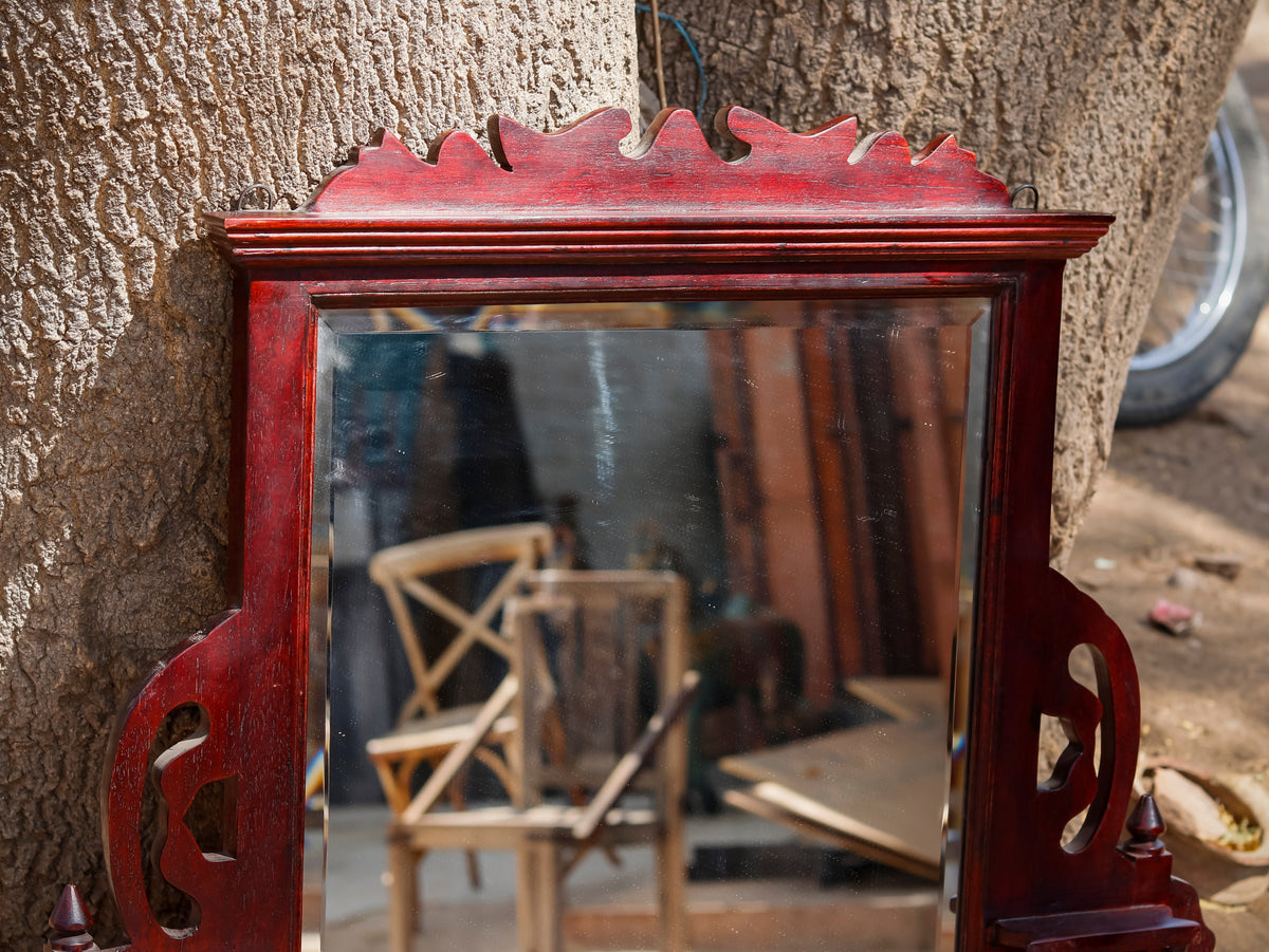 Primrose Carved Wall Mirror — view 7
