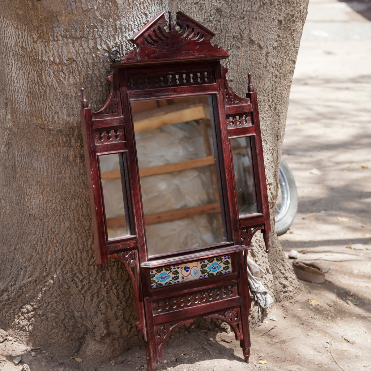 Daphne Solid Wood Wall Mirror — view 3