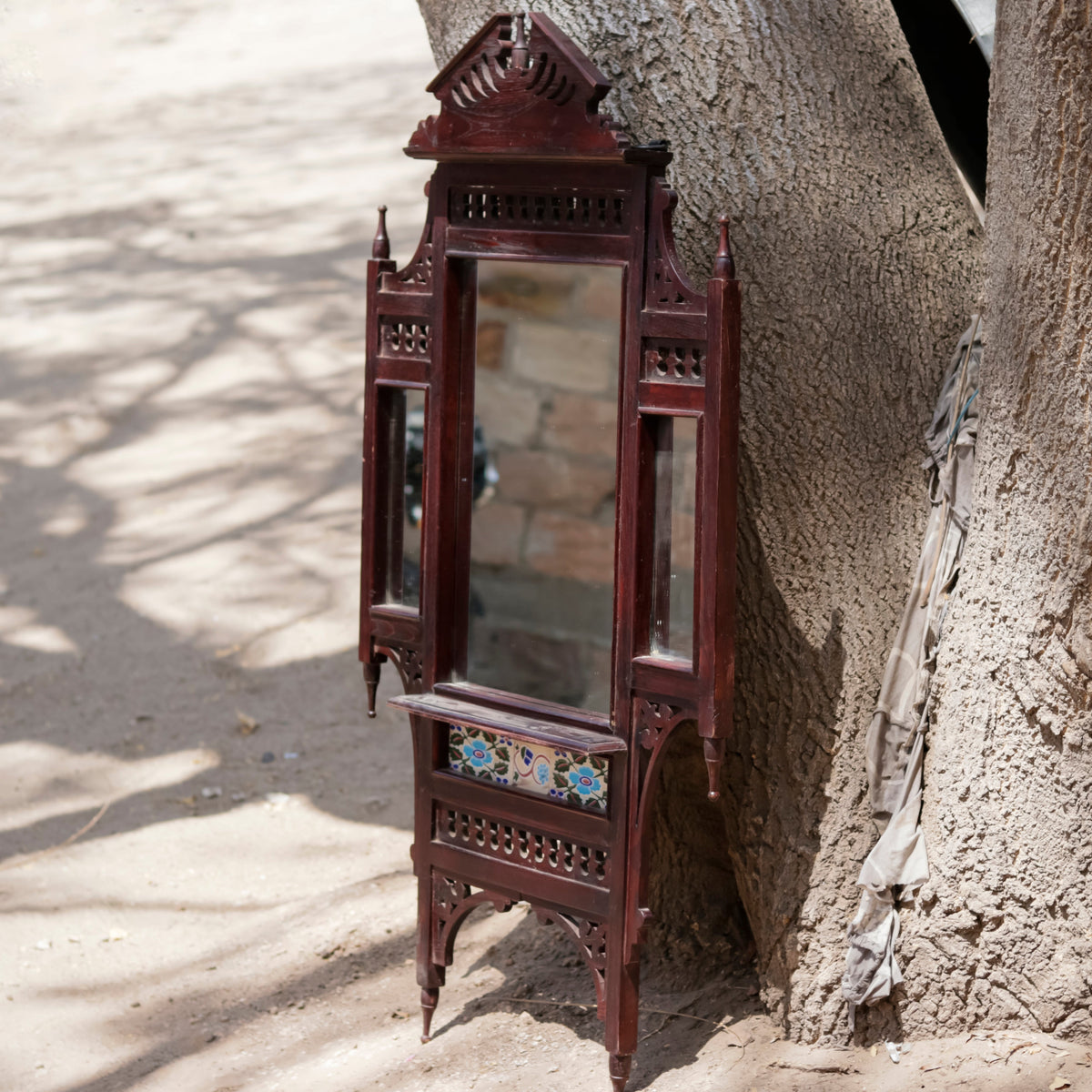 Daphne Solid Wood Wall Mirror — view 6