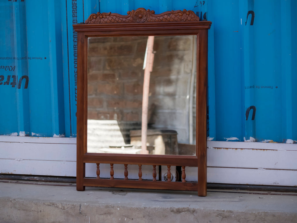 Aria Solid Wood Wall Mirror — view 2
