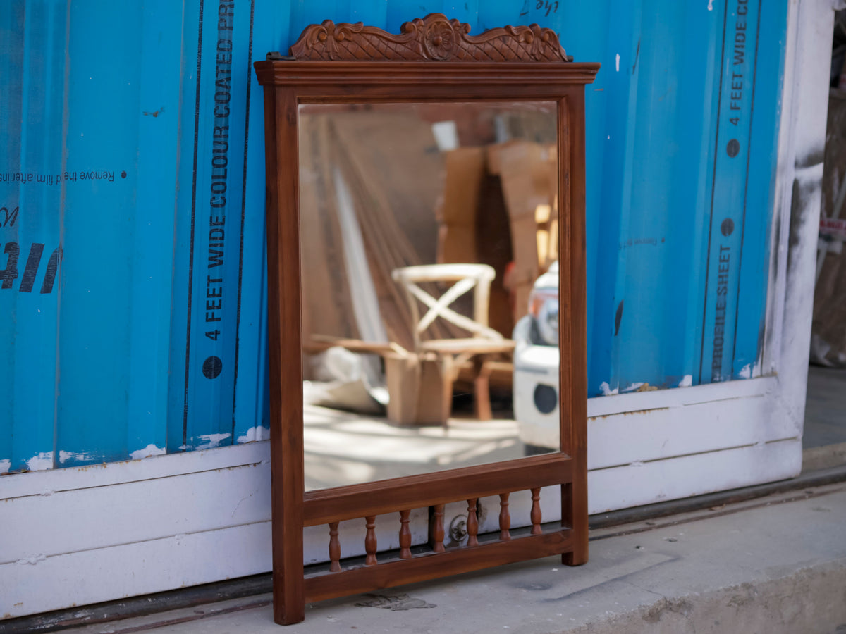 Aria Solid Wood Wall Mirror — view 4