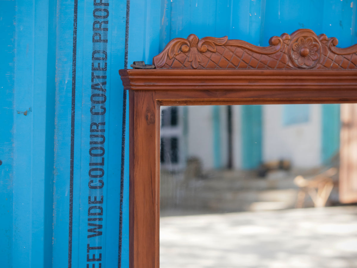 Aria Solid Wood Wall Mirror — view 5
