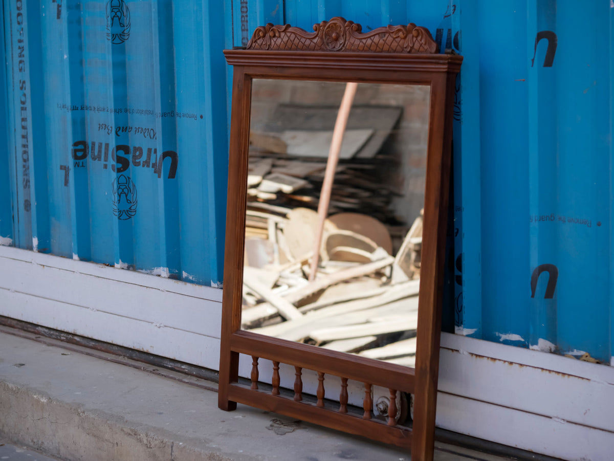 Aria Solid Wood Wall Mirror — view 9