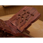 Arlo Carved Book Stand — view 3