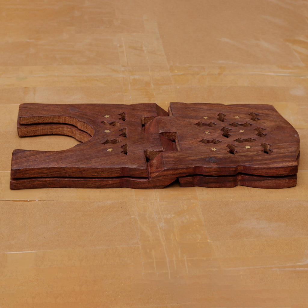 Arlo Carved Book Stand — view 5