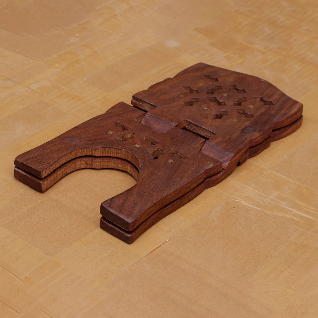 Arlo Carved Book Stand — view 6