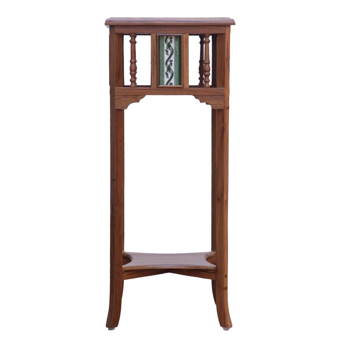 Wide-end Tiled Table End Table
