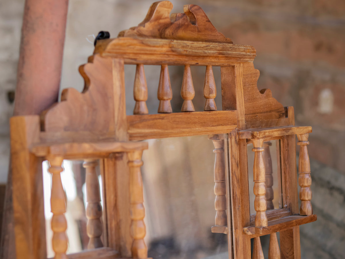 Lisette Carved Wall Mirror — view 8