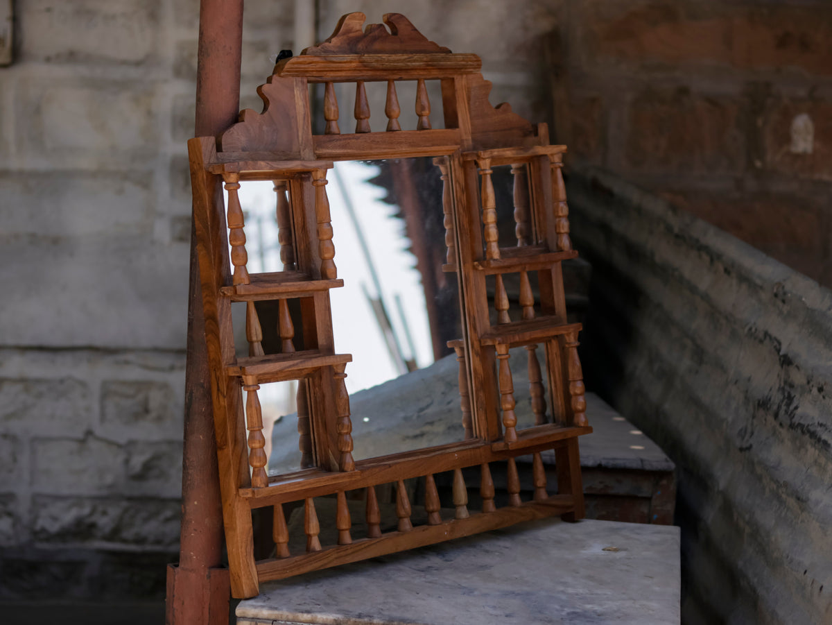 Lisette Carved Wall Mirror — view 9