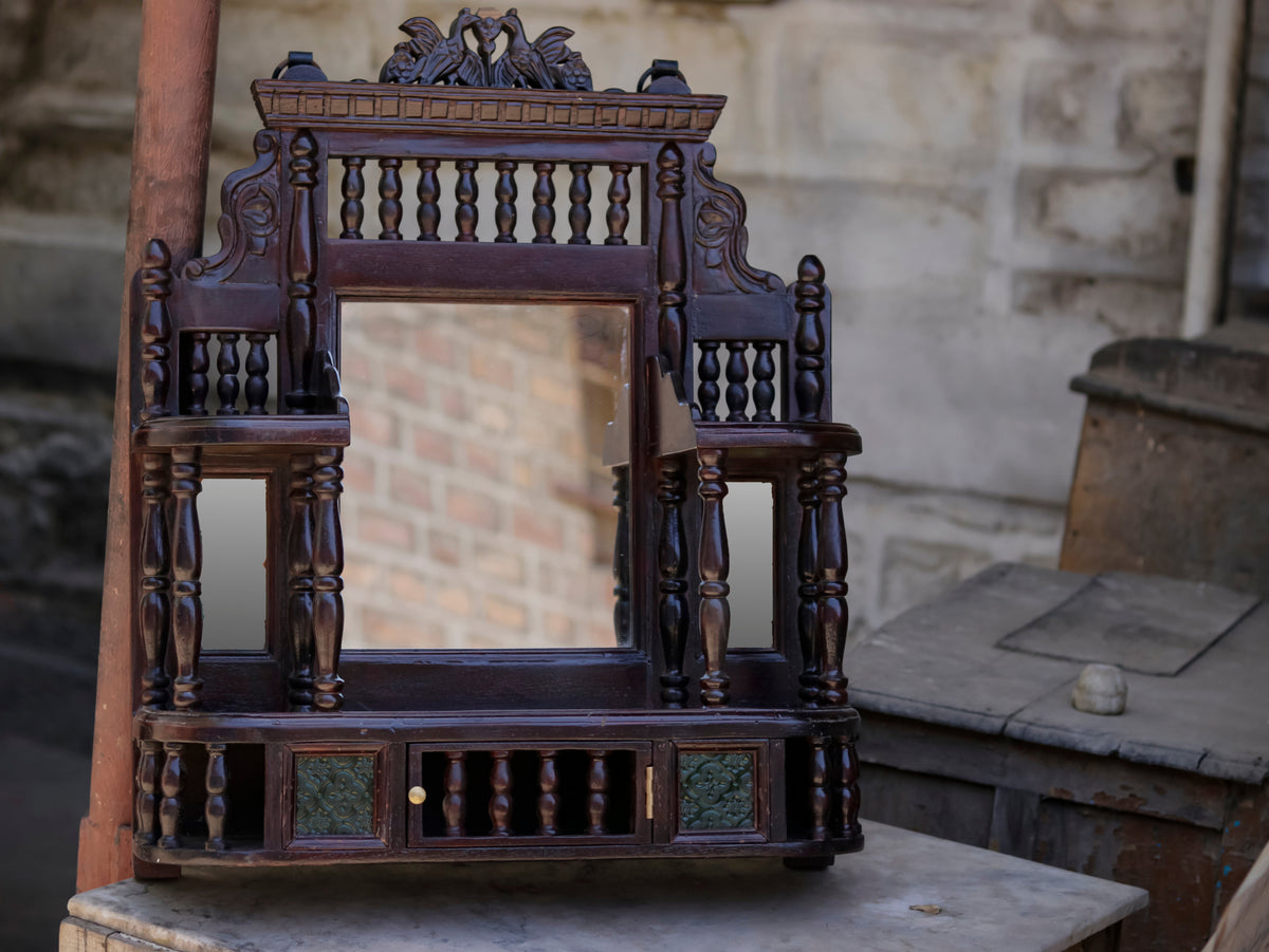 Mabel Carved Wall Mirror — view 2