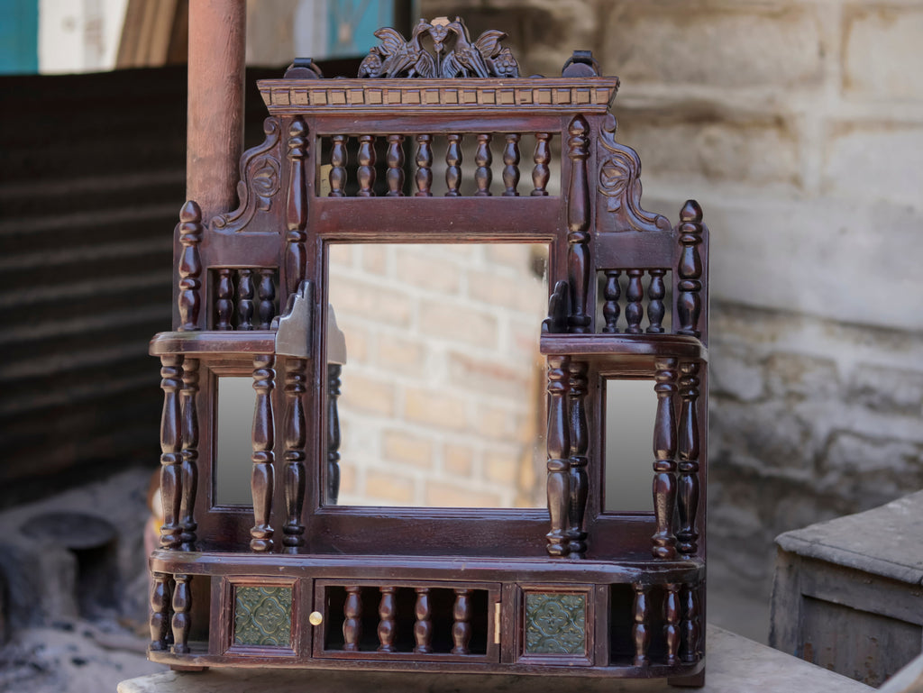 Mabel Carved Wall Mirror — view 8