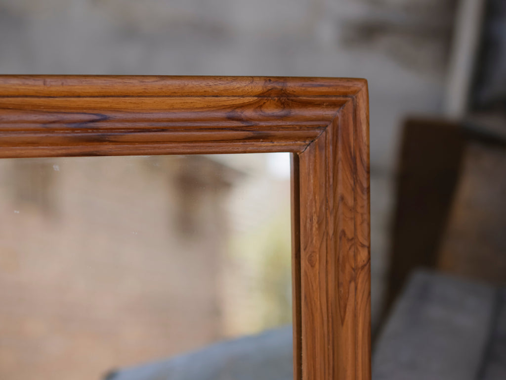 Lorne Slatted Square Wall Mirror — view 6