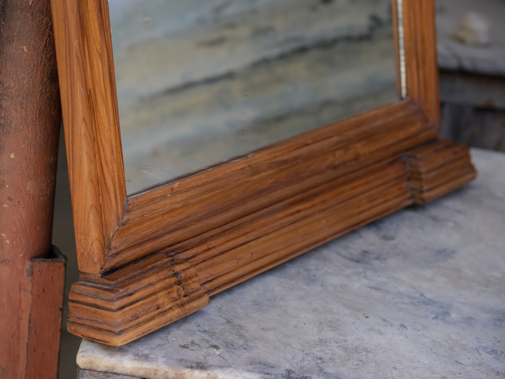 Lorne Slatted Square Wall Mirror — view 7