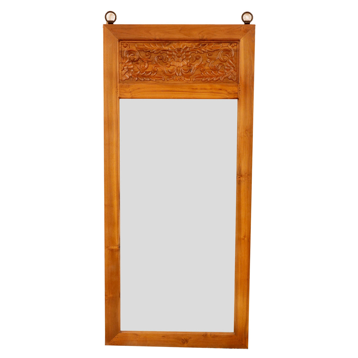 Bronte Carved Wall Mirror — view 1