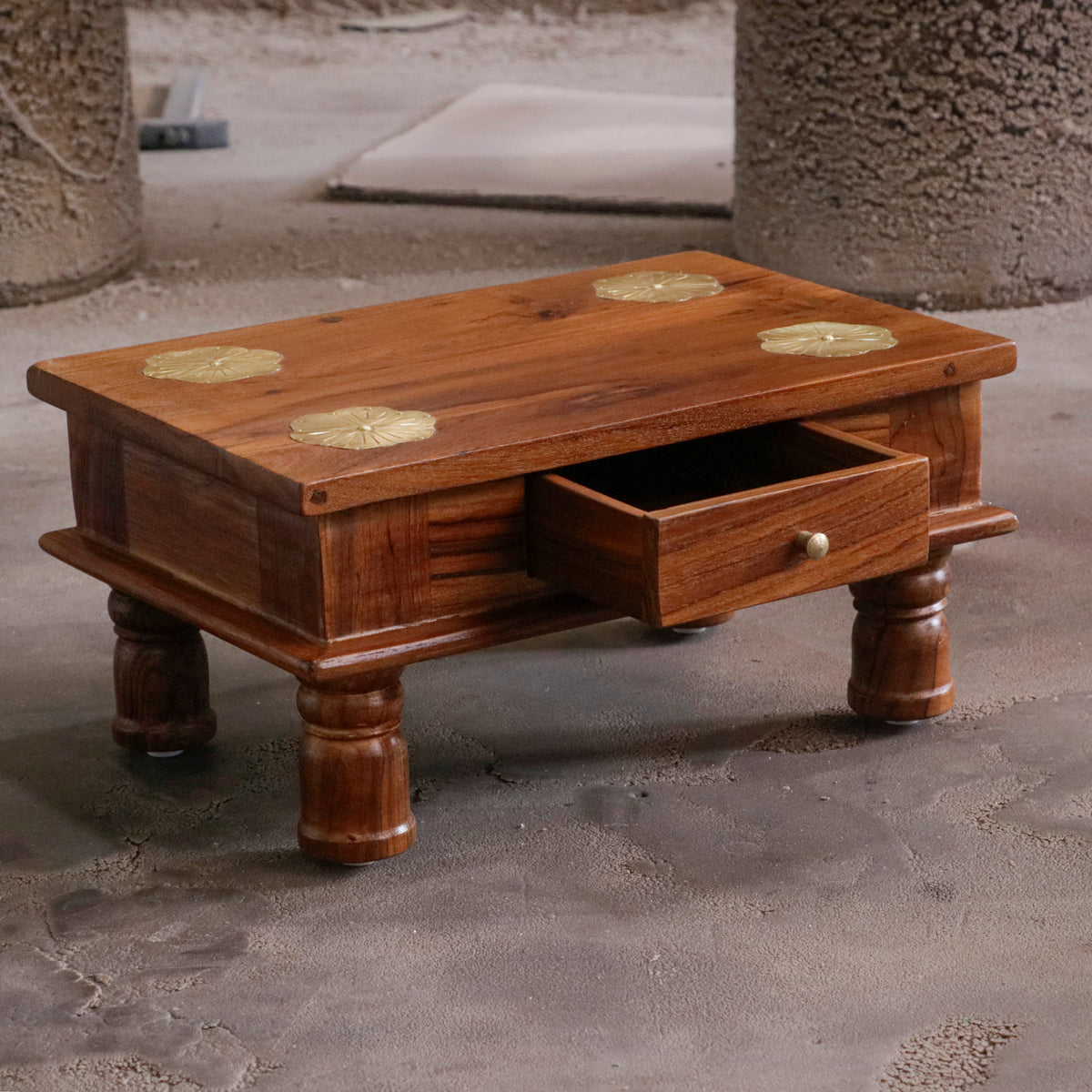 Arden Solid Wood Bajot Table — view 1