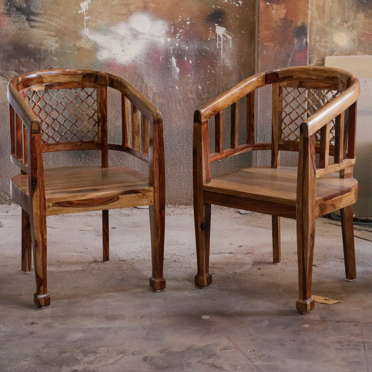 Aveline Vintage Armchair — Set of 2 — view 1