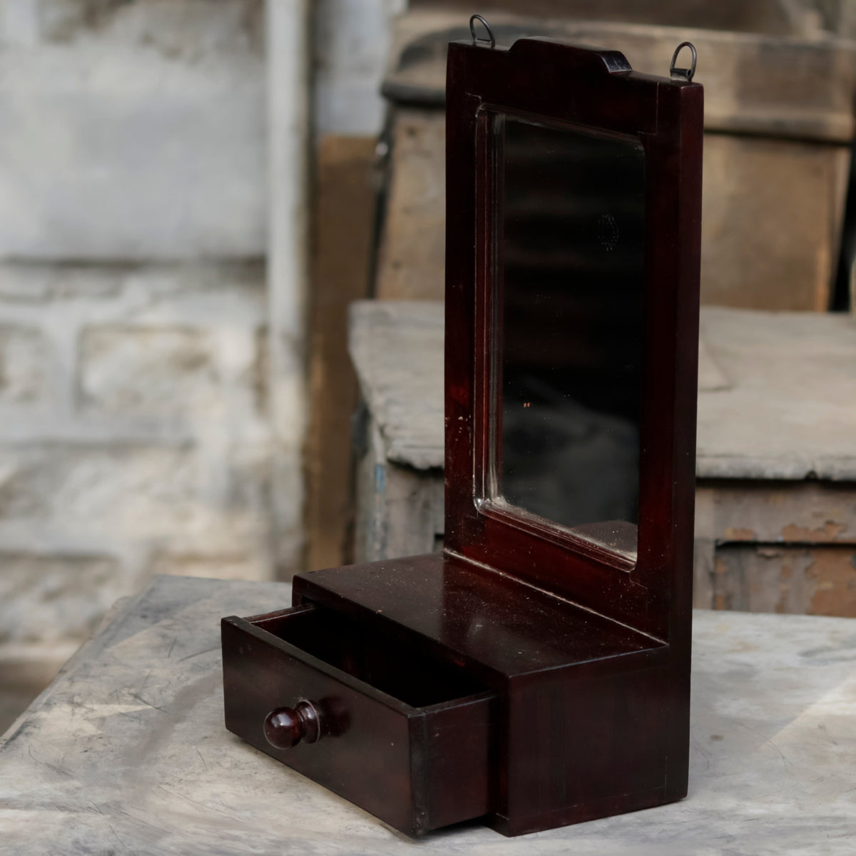 Davina Solid Wood Wall Mirror — view 4